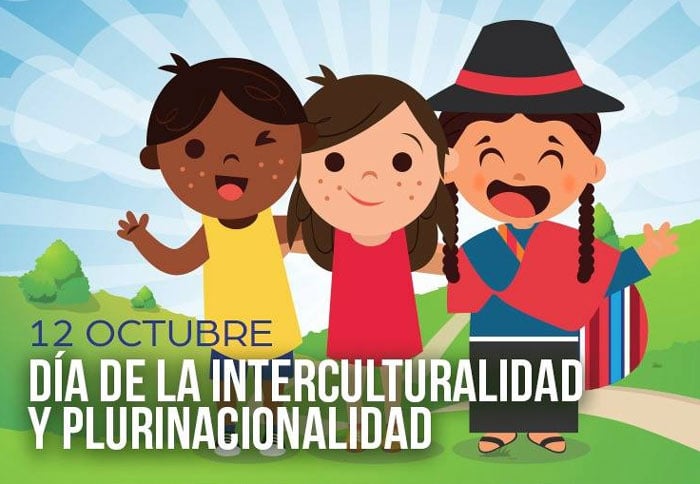 12 de Octubre Dia de la Interculturalidad y Plurinacionalidad