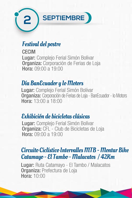 Agenda 189 Feria de Loja 12