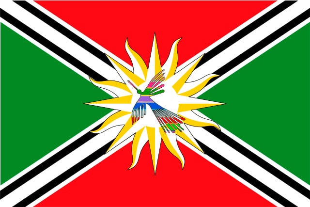 Bandera Provincia Santo Domingo de los Tsachilas