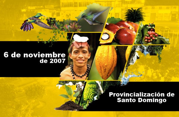 Provincializacion Santo Domingo Resumen 6 noviembre 2007