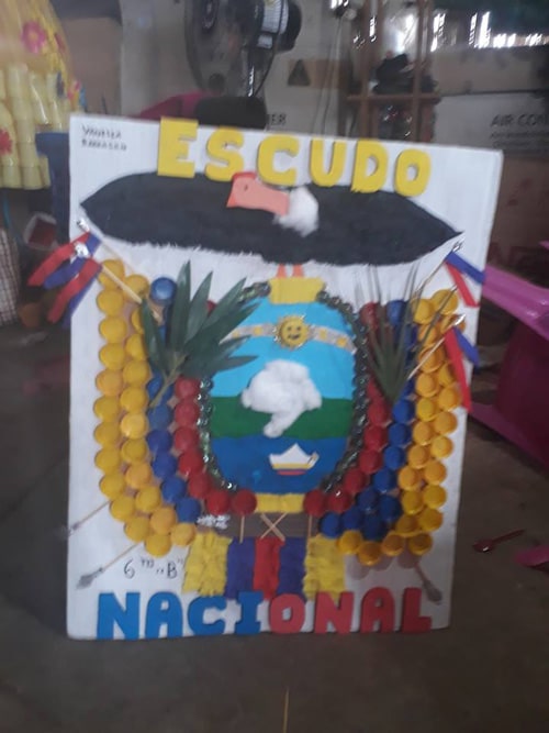 como decorar escudo nacional ecuador 3