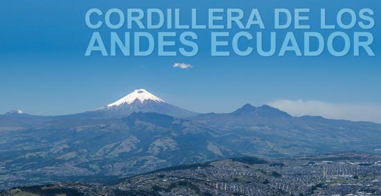 cordillera de los andes ecuador mapa caracteristicas a
