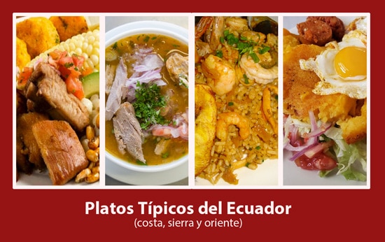 platos tipicos Ecuador costa sierra oriente 0