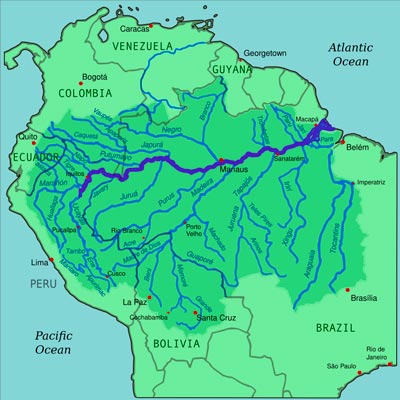 principales rios del ecuador mapa ubicacion nombres 3